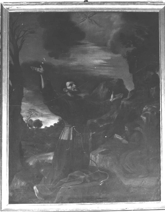 Giovanni Francesco Barbieri, il Guercino - San Francesco d'Assisi riceve le stimmate, Castel San Giovanni, Piacenza